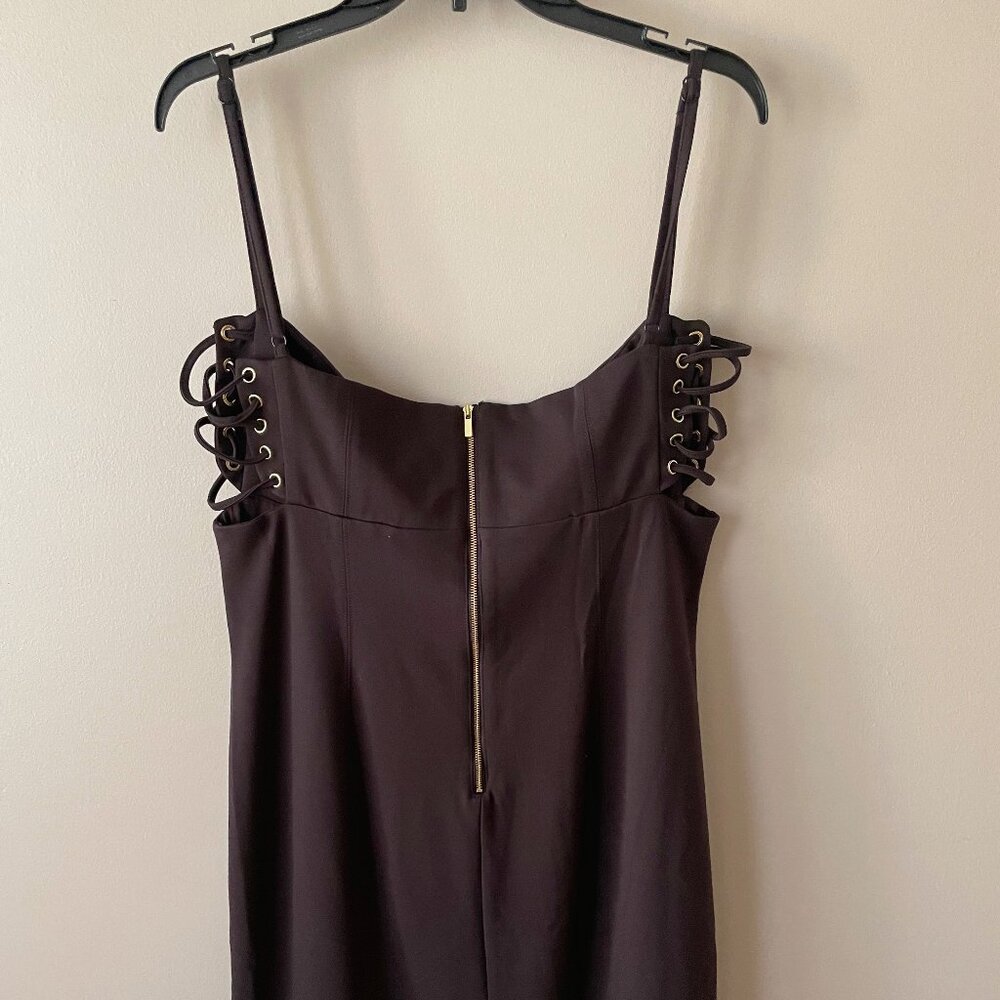 Anthropologie Sleeveless Corset Slim Knee-Length Black Dress By Maeve size XL - Picture 6 of 9